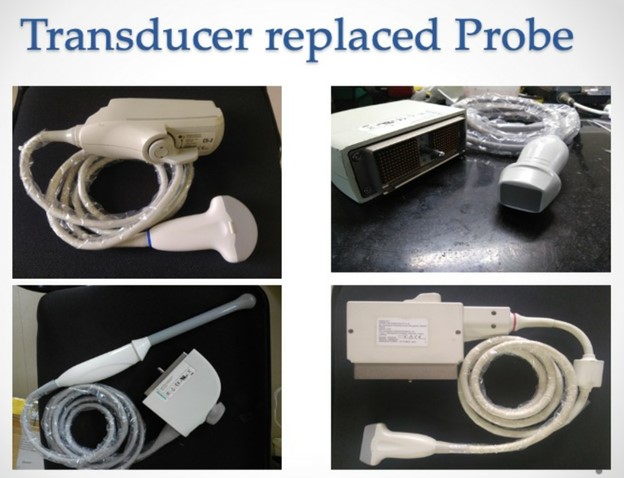Transducer replaced probe